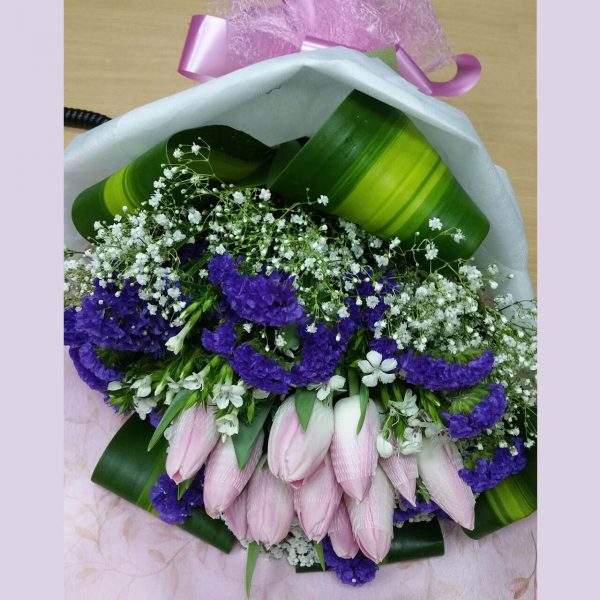 Pink Tulips With Fillers - Image 2