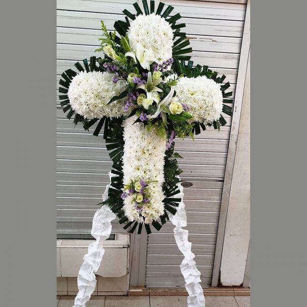 Cross With Little Posy