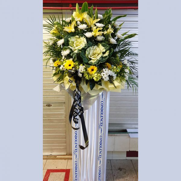 Brassica, Lilies & Orchids